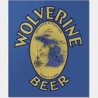 Wolverine Beer Posters and Art